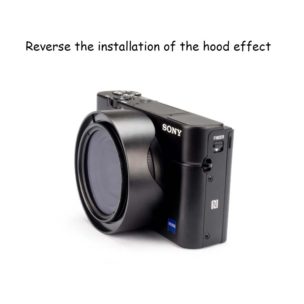 JINSERTA 46 мм УФ-фильтр+ бленда+ переходное кольцо для камеры sony RX100 M6 аксессуары для камеры sony RX100 серии