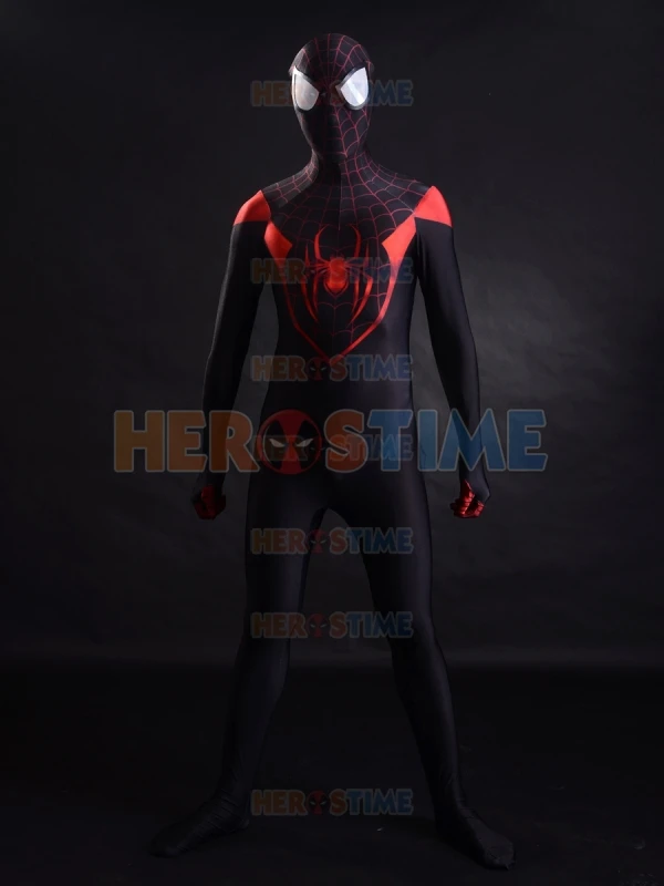 3D принт миль костюм Моралес Фильмы для взрослых и детей Хэллоуин супергероя