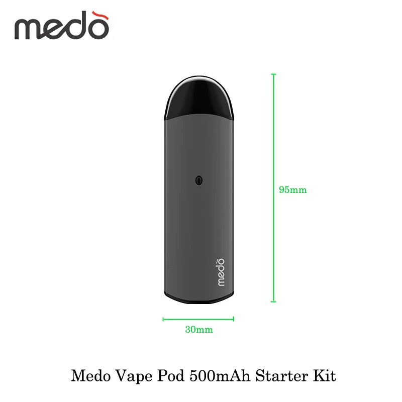 Электронная сигарета Medo Vape Pod стартовый набор 500 мА/ч с 4 картриджами емкость 2 мл 1 3