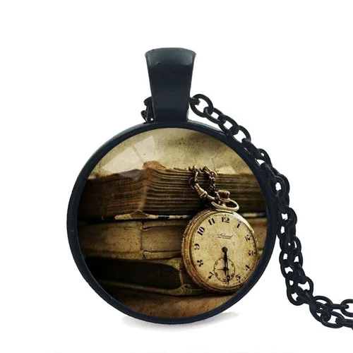 Горячая книга ручной работы для влюбленных ожерелье из стекла подарок Для женщин