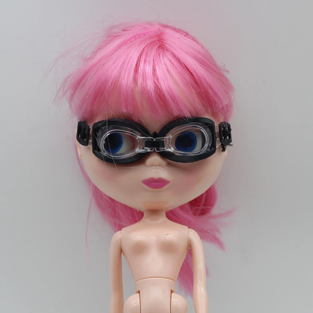 1Pcs Doll Swimming glasses diving eyeglass for 1/6 BJD doll 1/3 18&quot 43cm baby dolls Girl accessories |