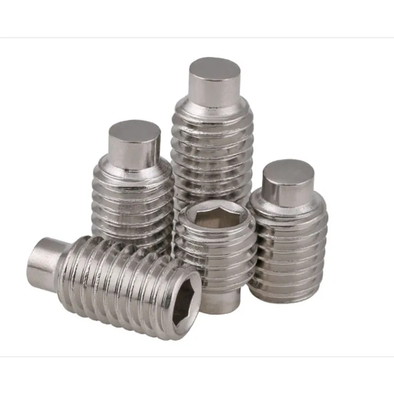 304 Нержавеющая сталь Мужской торцевой комплект винт Безголовый счетчик машины Kimi