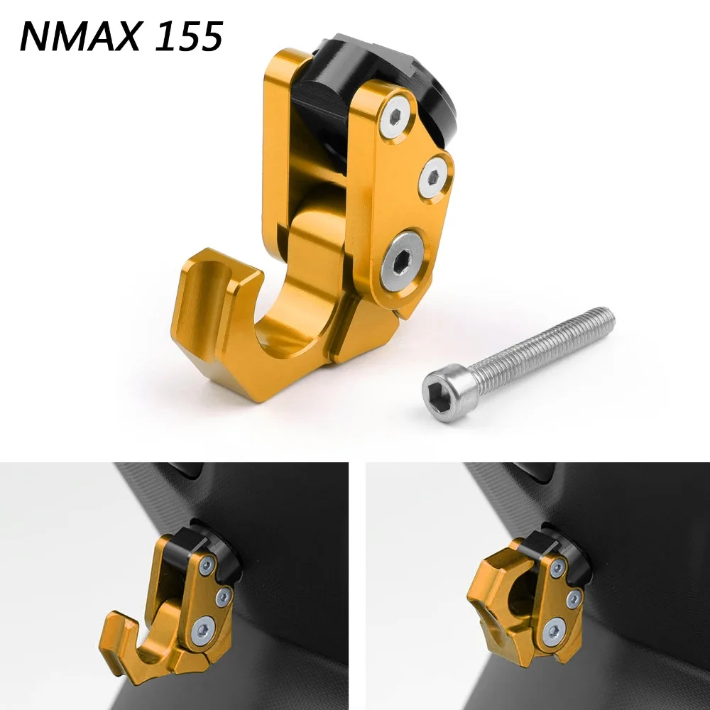 Areyourshop шлем вешалка для бутылок держатель CNC Алюминиевые крючки из сплава M6 для Yamaha NMAX 155 NMAX155 RC150 для Honda Scoopy