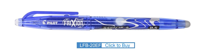 LifeMaster Pilot FriXion 0,7 мм стержни для стираемой гелевой ручки BLS-FR7(для Pilot LFB-20EF/LFBK-23F) черный/синий/красный
