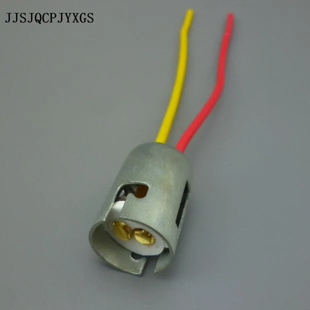 

JJSJQCPJYXGS 100pcs PLASTIC BA15D socket,BA15D bulb holder,BA15D connector