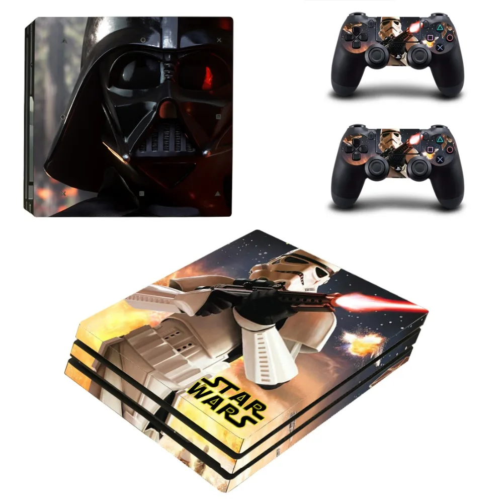 Виниловая наклейка Star Wars для Sony Playstation 4 и 2 контроллеров PS4 Pro пленка кожи|Наклейки|