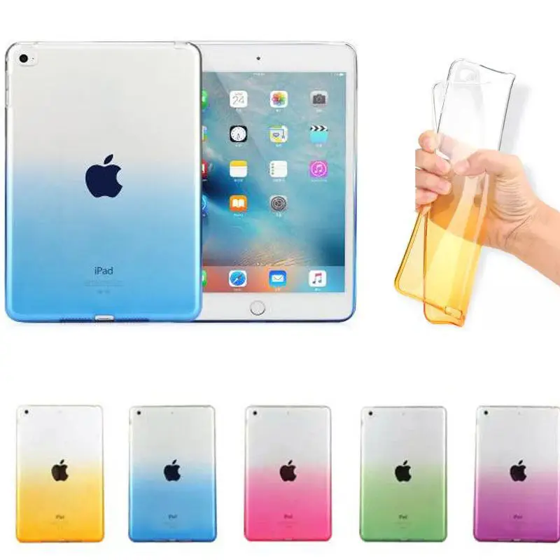 Для Apple iPad Pro 11 2018 12 9 Air 2 6 Чехол Радужный цвет мягкий TPU планшет задняя крышка для