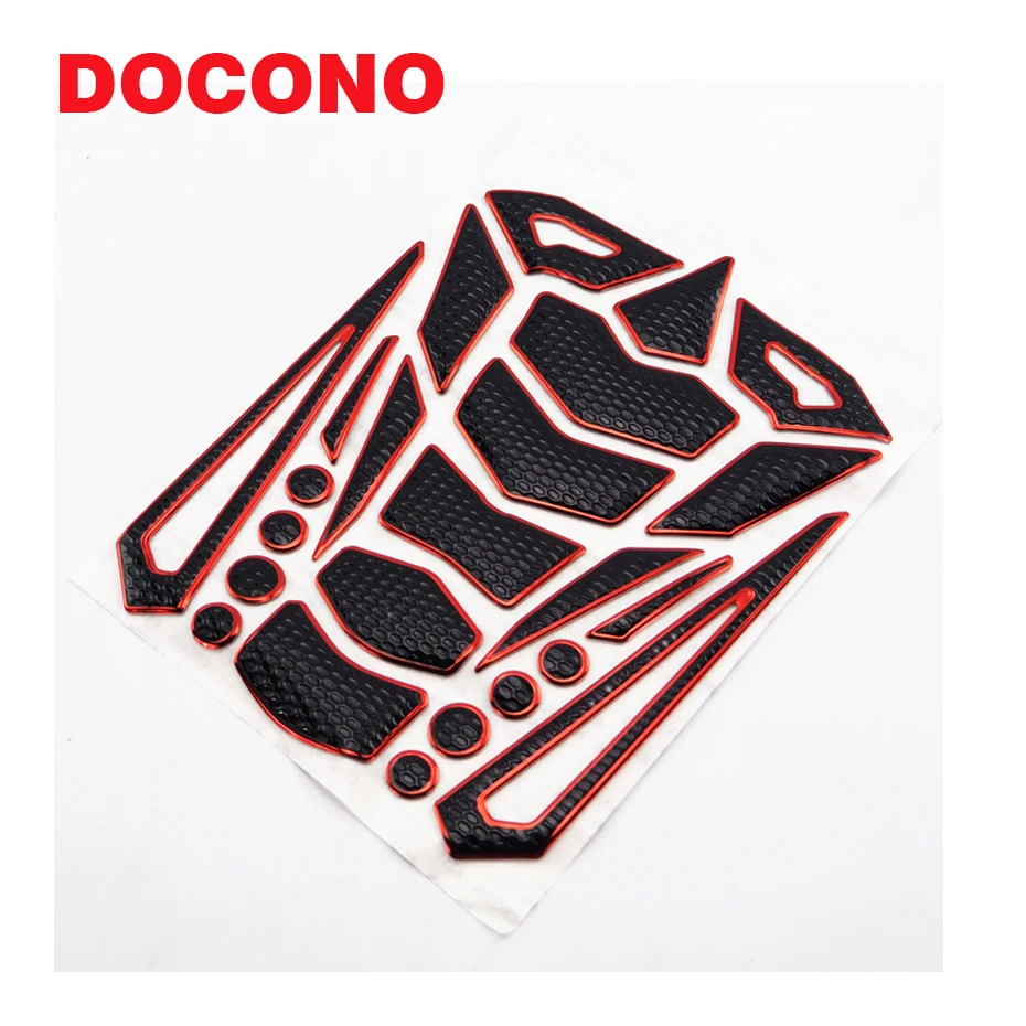 3D резиновая Модифицированная защитная накладка на топливный бак для мотоцикла