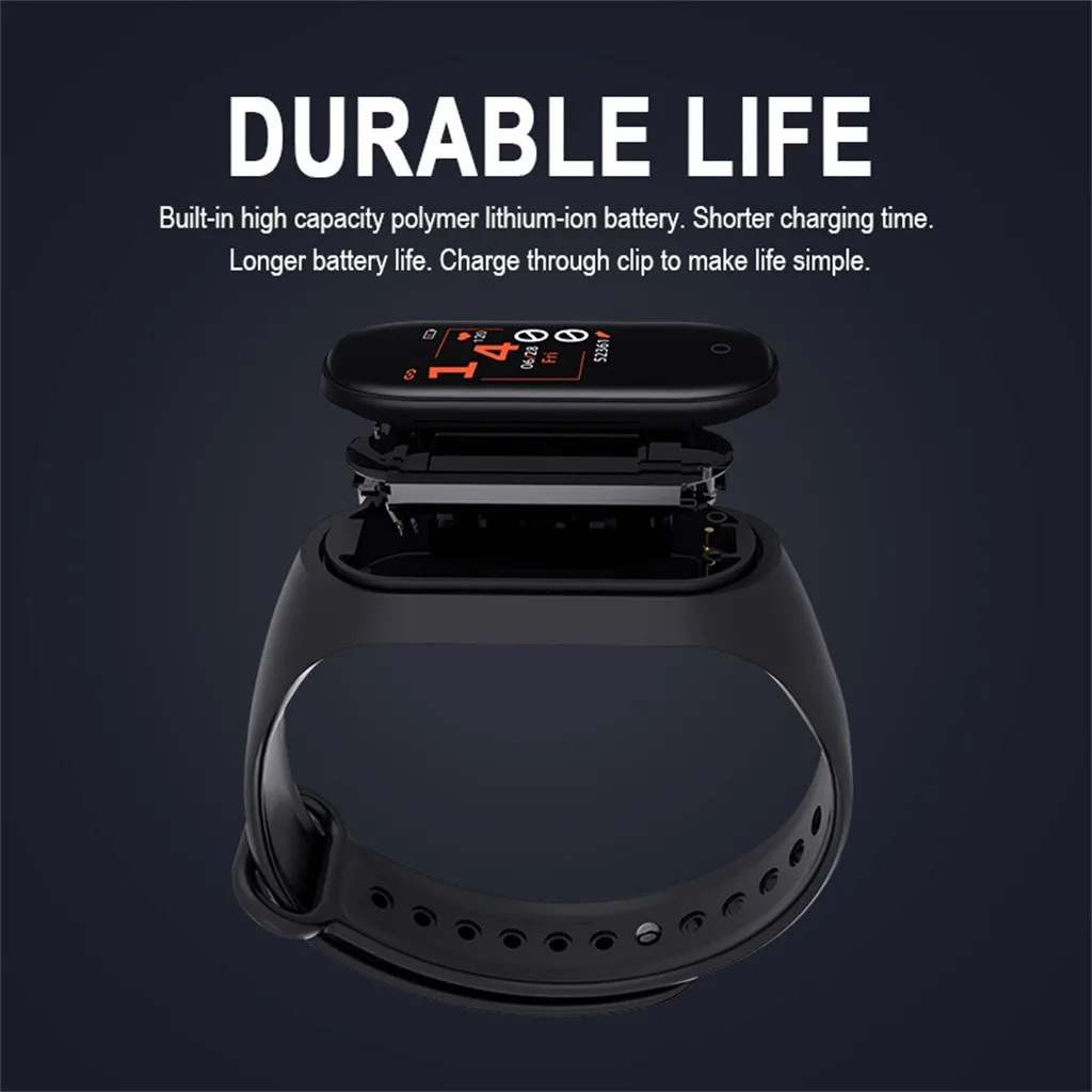 Смарт-часы модные аксессуары для mi Band 4 S3 Plus M4 монитор сердечного ритма кровяное давление спортивный смарт-браслет для Xiao mi