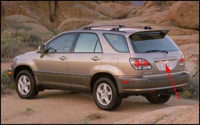 AUTONET резервного копирования камера заднего вида для Lexus RX300 XU10 1998~ 2003 CCD/HD ночного видения/номерного знака камера
