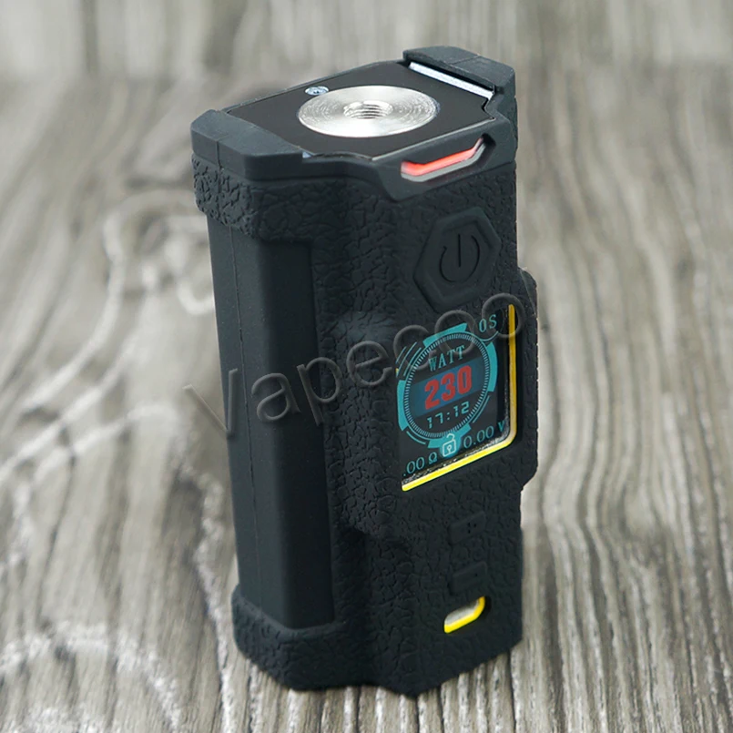 Sigelei SnowWolf Vfeng 230 Вт коробка мод, силиконовый чехол Защитный чехол для кожи пылезащитный и водонепроницаемый чехол для SnowWolf V feng Vape Mod
