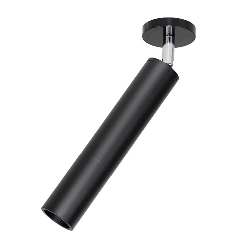 Black surface moumt Светодиодный светильник с регулируемой яркостью, Трековый светильник, Трековый светильник, 10 Вт, 15 Вт, для магазина одежды, витрины, выставочного зала, точечный светильник, потолочный рельсовый точечный светильник - Испускаемый цвет: Black surface moumt