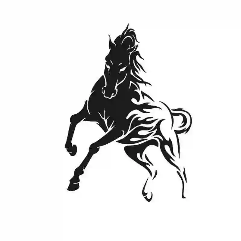 Mustang Верховая езда наклейка плакаты виниловые наклейки на стены Quadro Parede Декор
