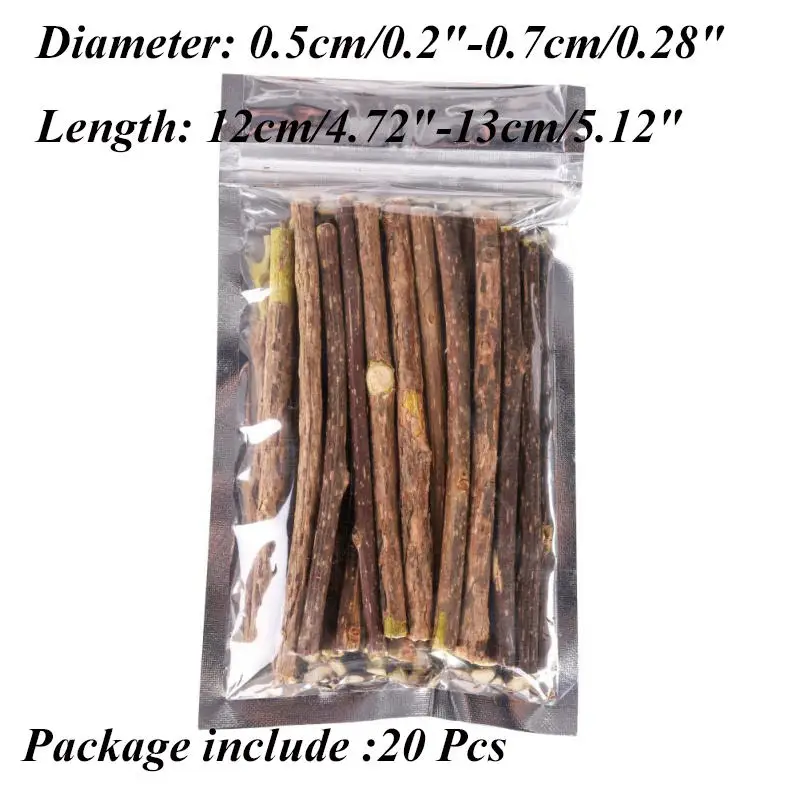 20 Pcs 15/20 штук кошка чистки зубов натуральная кошачья мята домашняя кошка молярная зубная паста палка Matatabi плод актинидии Silvervine для кошек снэки палочки - Цвет: 20 Pcs
