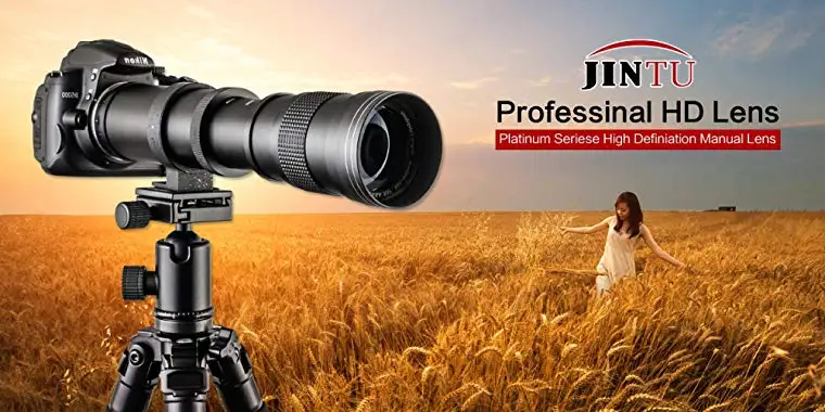 JINTU 420-800mm f/8,3 руководство телеобъектив для камеры с подсветкой Fuji пленка X-Mount X-T100 X-T10 X-T1IR X-T1 X-T20 X-H1 X-M1 X-Pro1 X-Pro2 Камера