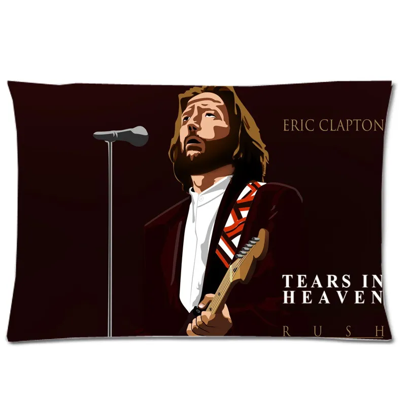 Эрик Патрик Клэптон двухсторонняя подушка с принтом чехол Прямоугольная