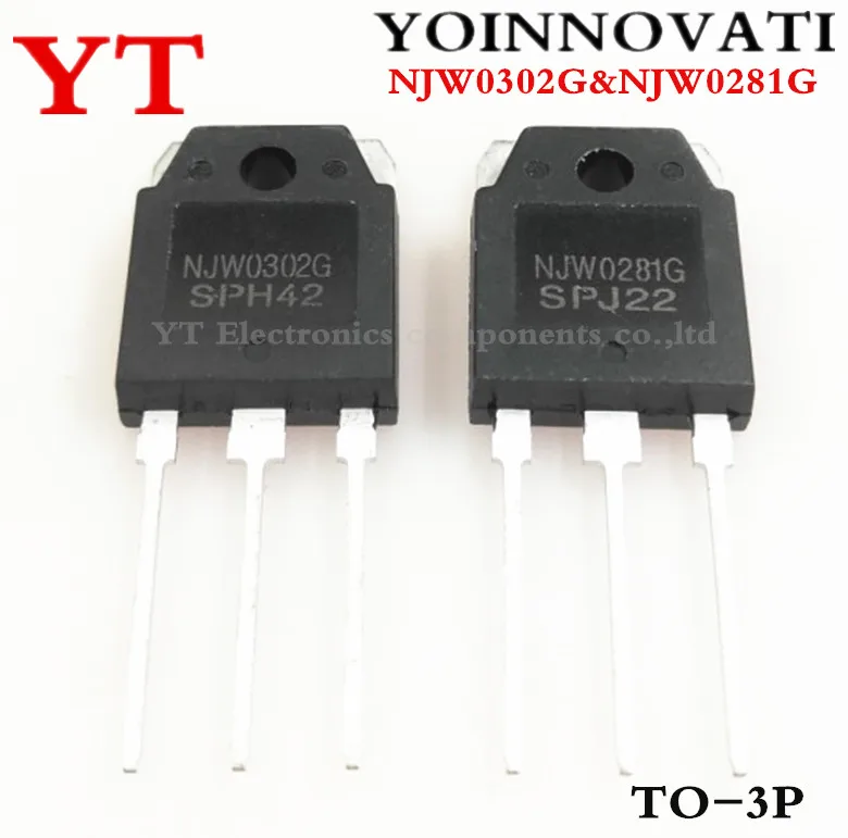 10 шт. = 5 пар (5 шт. NJW0281G + 5 шт. NJW0302G ) NJW0281 NJW0302 TO-3P IC лучшего качества.