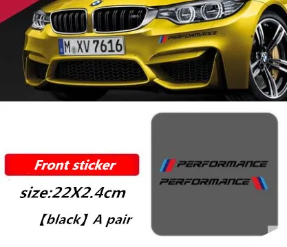 2 шт. наклейки на передний бампер bmw e90 e46 e39 e60 f30 f10 f34 x3 x4 x5 e70 f15 x6 M3 M5|Наклейки
