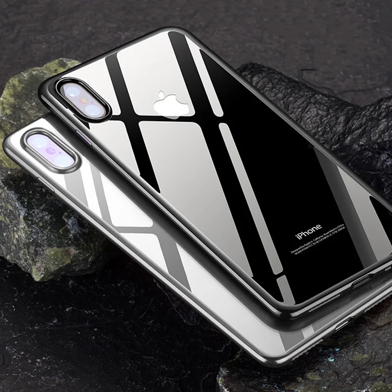 RZP чехол для телефона iPhone X 10 роскошный мягкий ТПУ силиконовый бампер Apple 5 5s SE 6 S 7 8