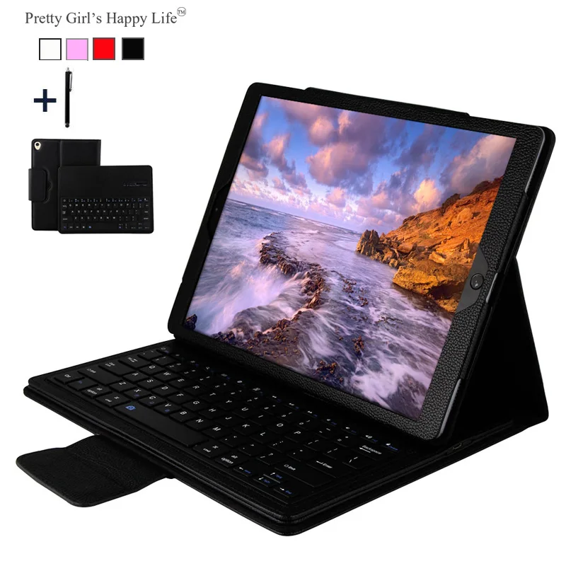 

Кожаный чехол-книжка с подставкой и стилусом для iPad Pro 12,9 дюйма 2017