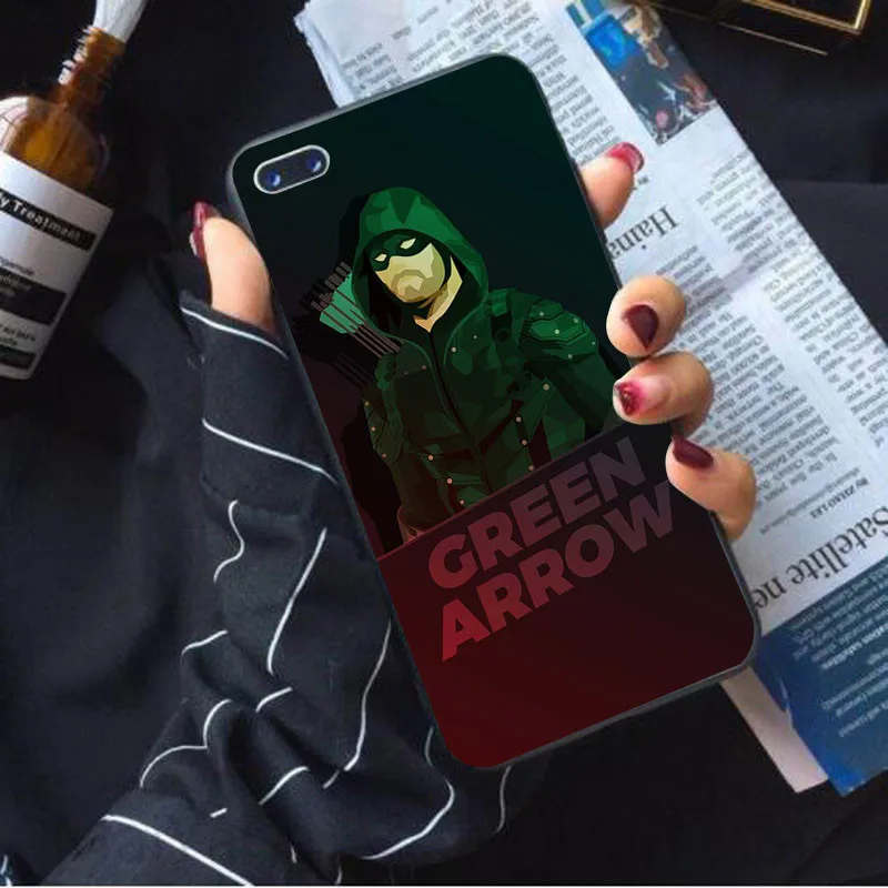 Чехол для телефона Зеленая Стрела, мягкий чехол для iphone 8 7 Plus X 6 6 S XS Max xr SE 10 5 5S, крутой дизайн, силиконовый чехол для мобильного телефона
