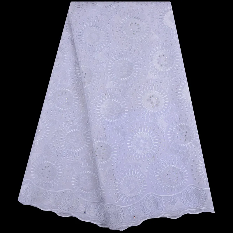 Высококачественное Африканское кружево 2018 швейцарское хлопковое сухое ткань