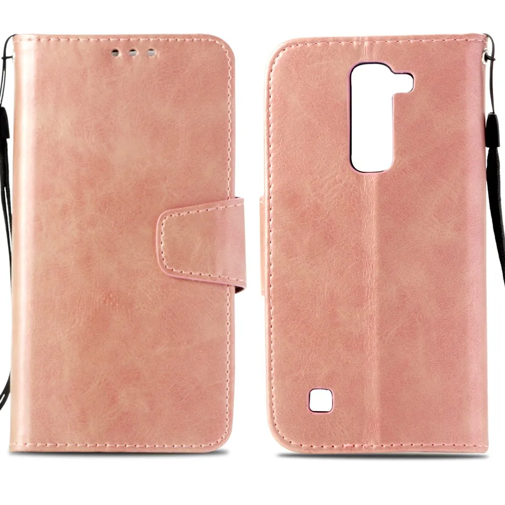 Leather Case for LG K7 K8 Phone Flip Cover Wallet Cases Bag with Stand Fundas / | Мобильные телефоны и аксессуары
