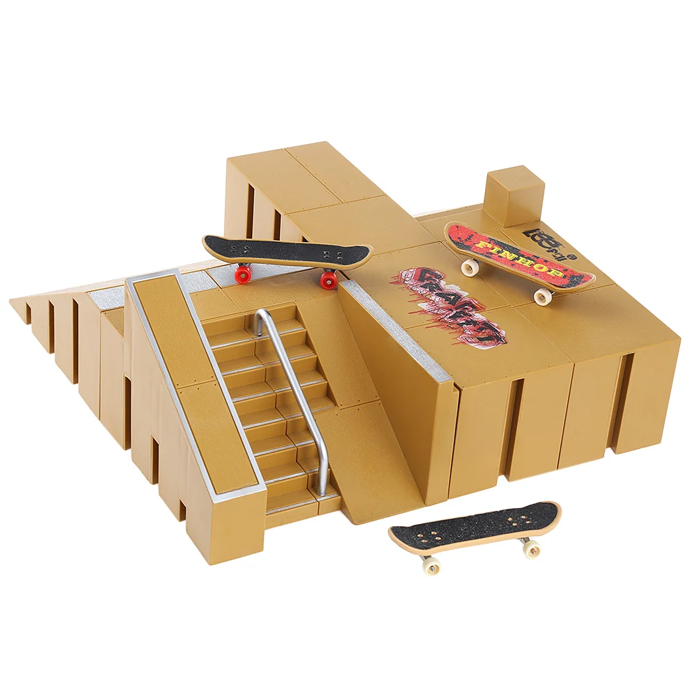 8 шт. скейт набор в виде парка рампы Запчасти для Tech Настольный пальцевый