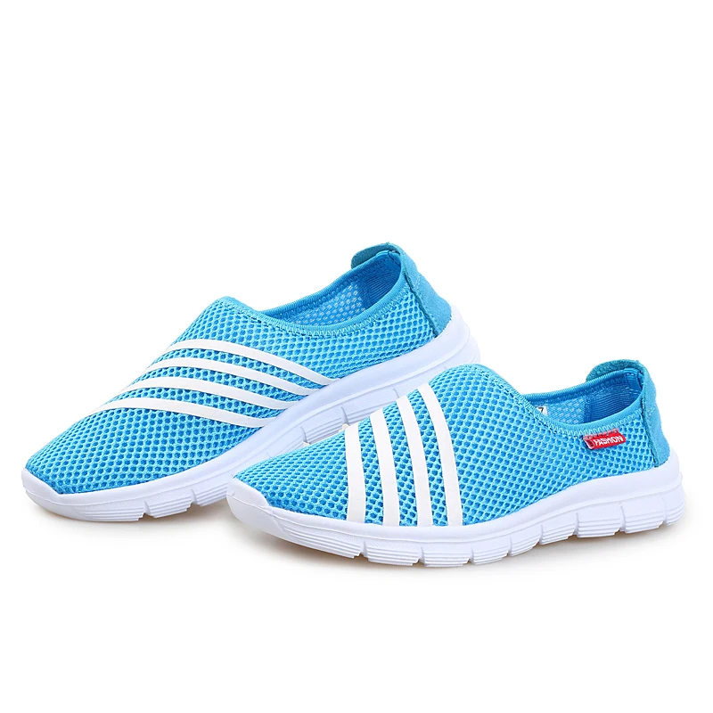 2017 Мужской Сетки Обувь Летом Случайные Люди Обуви Дышащие Воздухом Slip On Квартиры