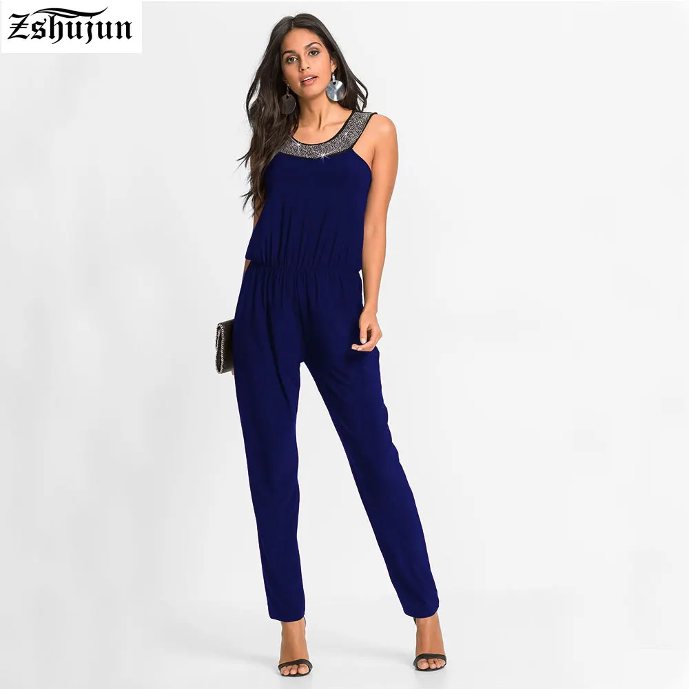 Женский комбинезон с вышивкой бисером свободного покроя|women jumpsuit|women jumpsuits free