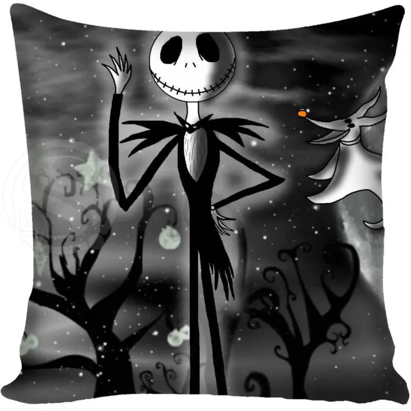 Pillowcase Пользовательские Джек Кошмар перед наволочка площади молнии домой декоративная наволочка две стороны печатных 35X 35, 40 X40 45X45 60X60 - Цвет: Pillowcase