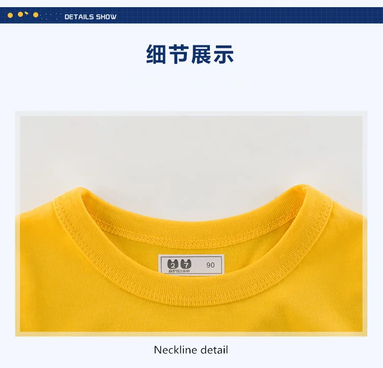 Xiaying Smile/детская одежда летняя Новинка года футболка с короткими рукавами для малышей свитер с короткими рукавами для мальчиков детская одежда