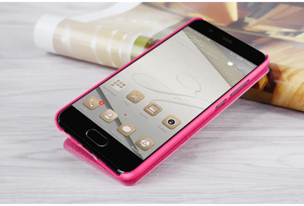Чехол для Huawei P10 Plus NILLKIN Sparkle серии пластик PU кожаный корпус для Huawei P10 Plus флип-чехол с розничной упаковкой