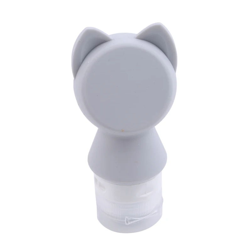 Мультяшные пустые Силиконовые дорожные бутылки для макияжа Пустые контейнеры