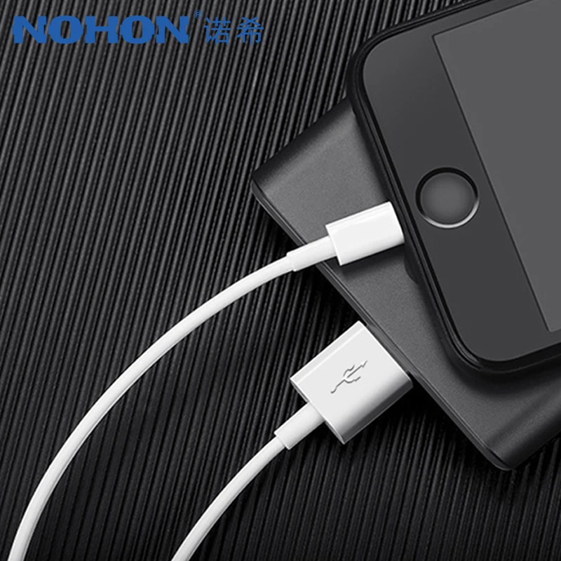 NOHON USB кабель для зарядки 8 Pin Освещение для iphone X XS MAX XR Синхронизация данных Быстрая зарядка длинный кабель 1 м 3 м для iphone 8 7 6S 5 Plus