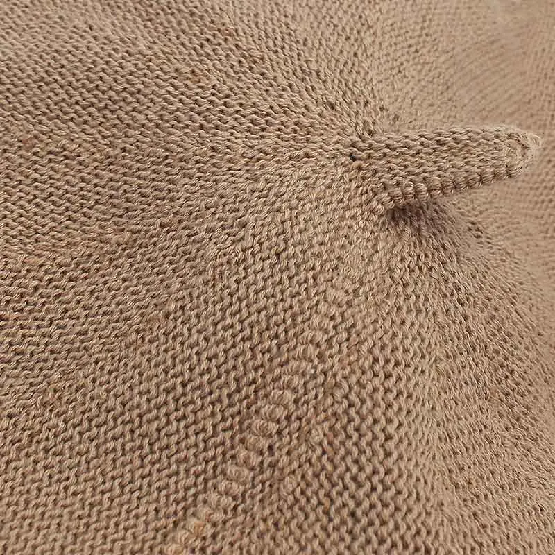 Береты женские весенне-летние винтажные однотонные Кепки из хлопка и льна |