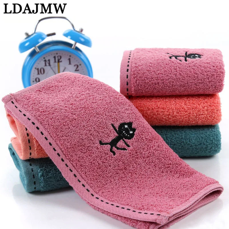 LADJMW Bamboo Fiber Towel Adult Thick Bathroom Super Absorbent 34x75cm Home Textile Products | Дом и сад