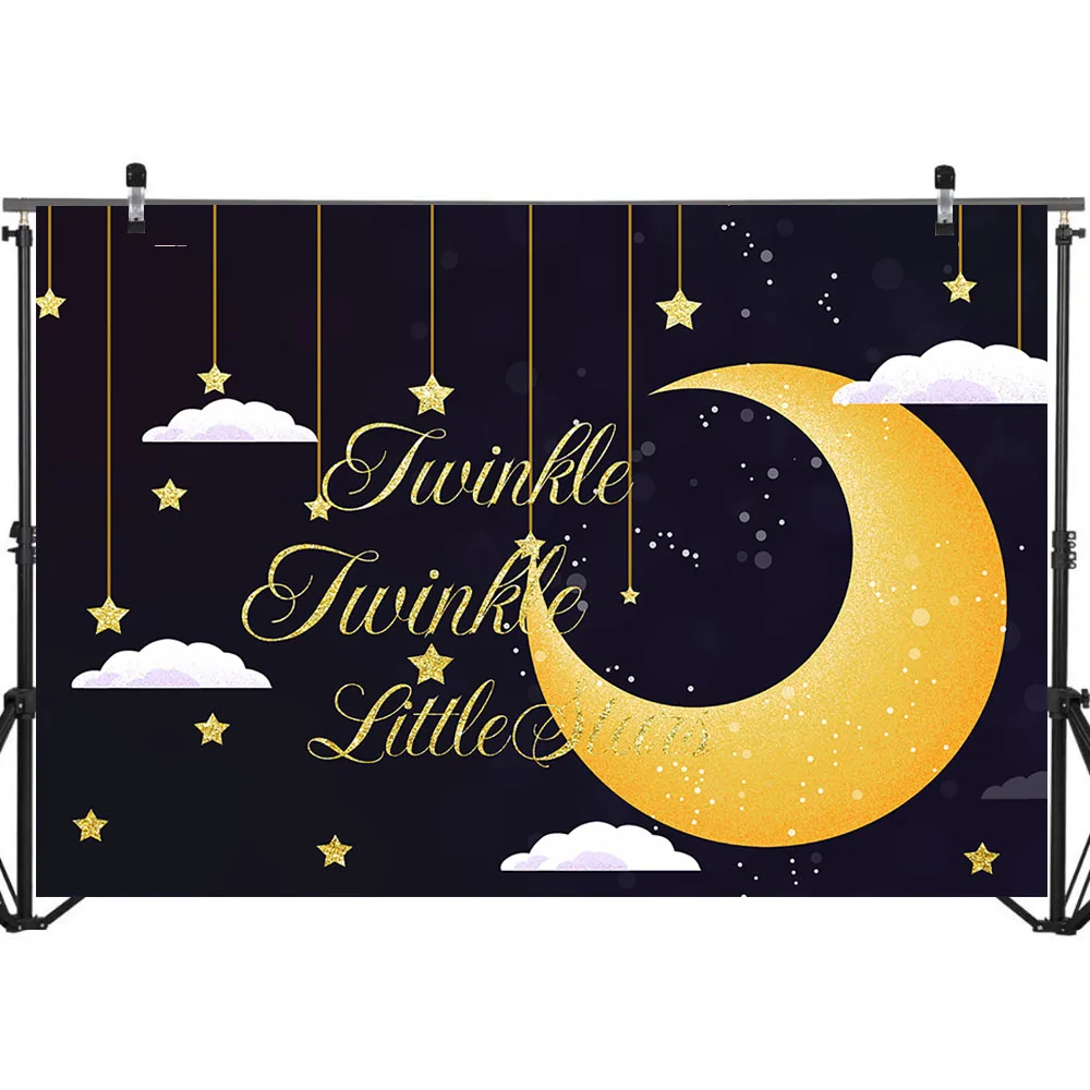 Фотофон NeoBack Twinkle Little Star фон для дня рождения ребенка душ фото ночной Луны