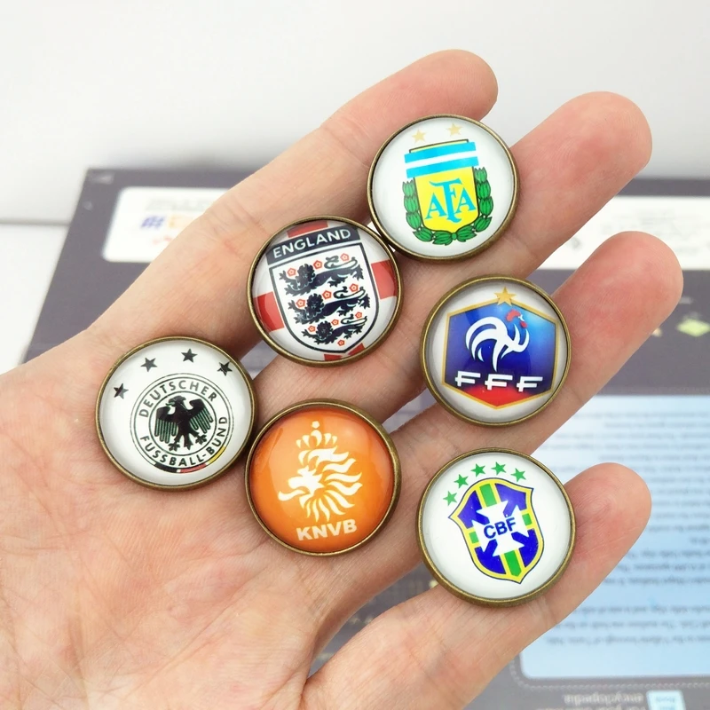 Национальный страна металлическая брошь значок медаль 2 см Евро Европейский