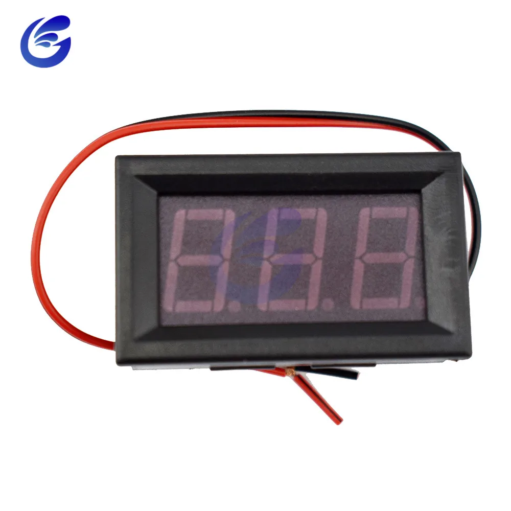 AC 70-500V 70 V-500 V 0,5" светодиодный дисплей Цифровой вольтметр измеритель напряжения вольт инструмент 2 провода 110V 220V для автомобиля мотоцикла