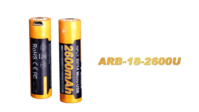 Фонарик Fenix FD30 Cree XP L HI светодиодный 900 люмен и батареи ARB L18 2600U|flashlight 18650|flashlight