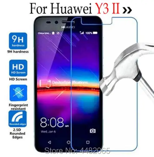 Закаленное стекло для Huawei Y3 II 2 LUA U22 Lua L21 чехол защиты экрана 4 5 дюймов пленка