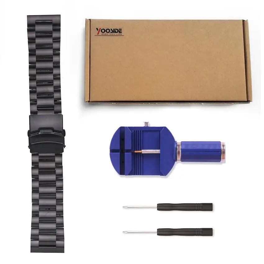 Универсальный ремешок для часов из нержавеющей стали 26 мм браслет на запястье