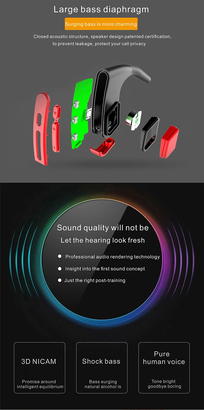 Bluetooth наушники E1 костной проводимости беспроводная гарнитура Auriculare Спорт на открытом воздухе 3D стерео наушники с коробкой PK AfterShokz Air