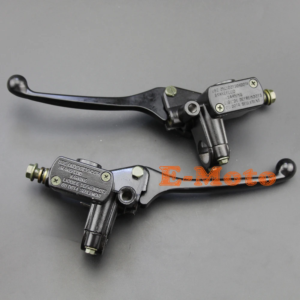 Левый + правый 8 мм тормозной главный цилиндр рычаг зеркало отверстие для GY6 50cc 125cc