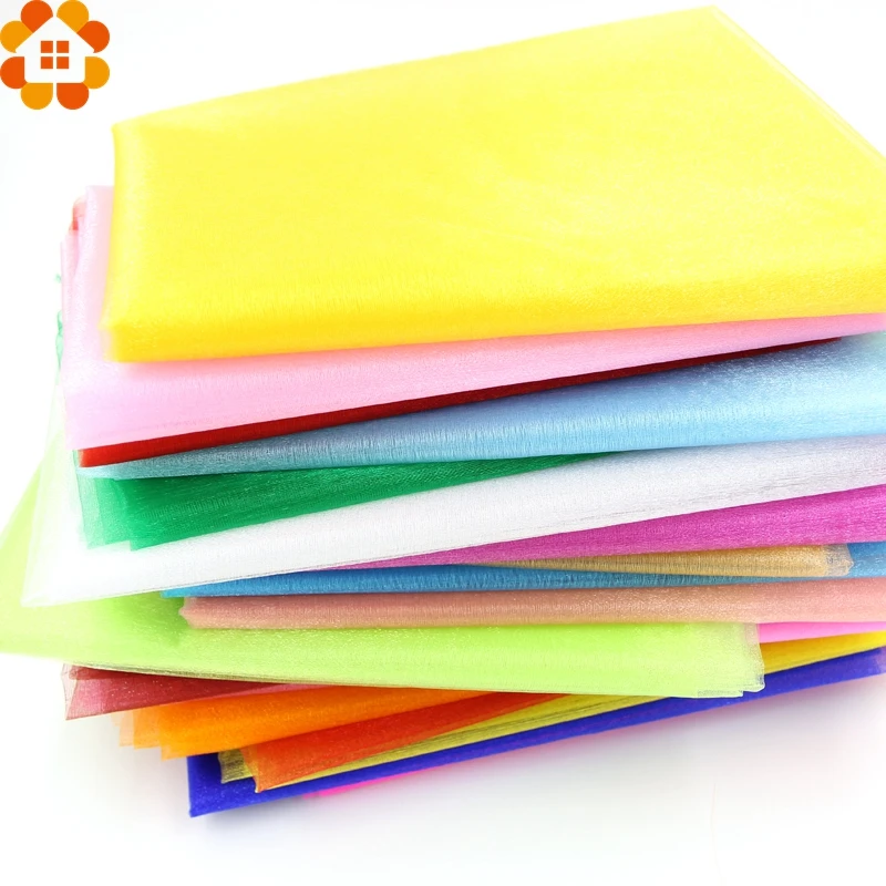 Горячая распродажа! 5 м/лот прозрачная органза тюль рулон ткани для свадебной