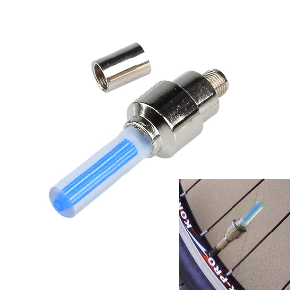 2 шт. светодиодный подсветка для велосипедного колеса с батареей предварительно