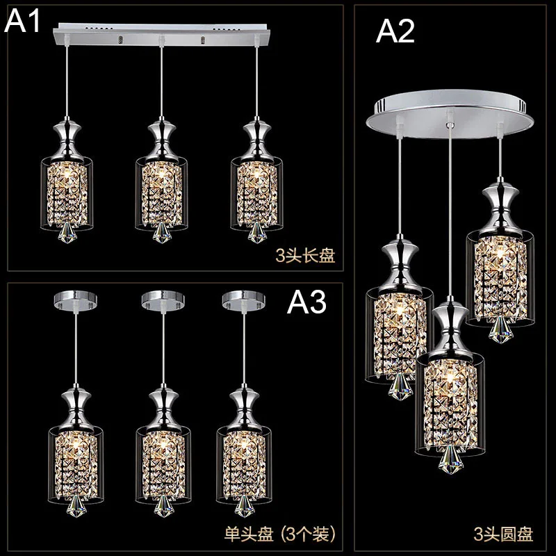 Современная подвесная люстра 15 Вт светодиодный хрустальный подвесной