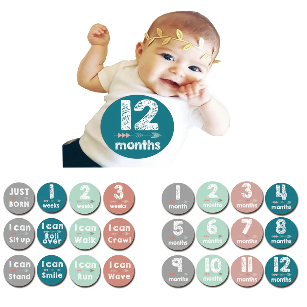 Новинка 2019 колготки для новорожденных круглые наклейки с цифровой печатью