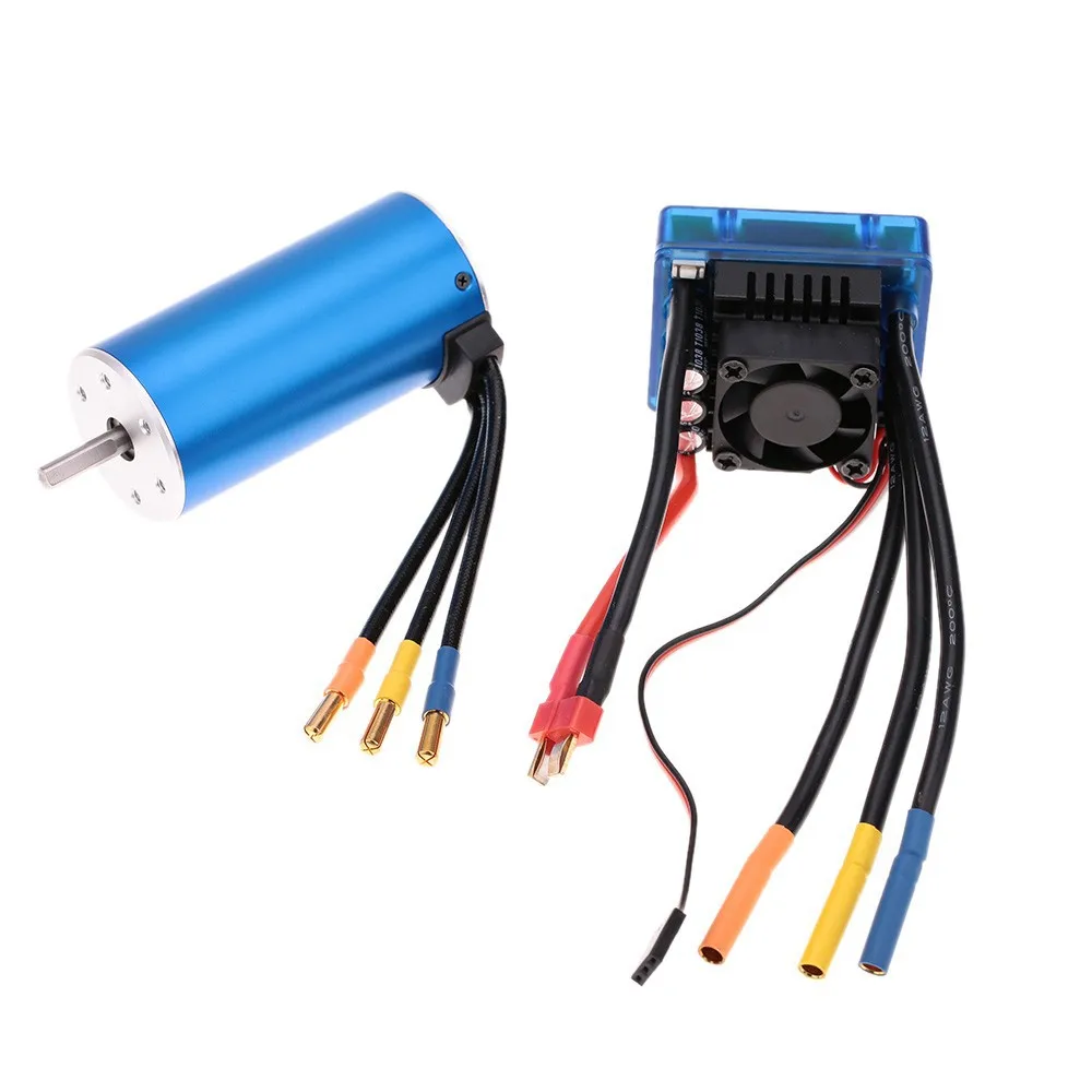 3674 2250KV 1900KV 1580KV 4P Бесконтактный бесщеточный двигатель с 120A бесщеточным ESC